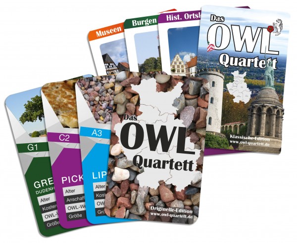 OWL-Quartett - Doppelpack | Kartenspiele für und über Ostwestfalen