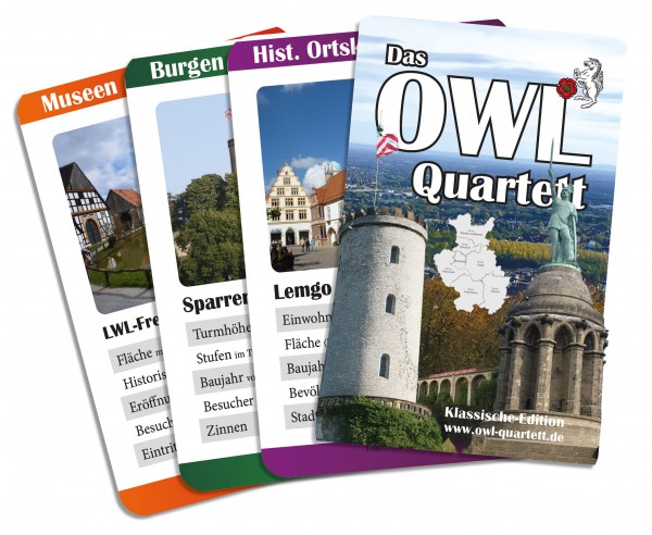 OWL-Quartett - Klassische Edition | Kartenspiel für und über Ostwestfalen